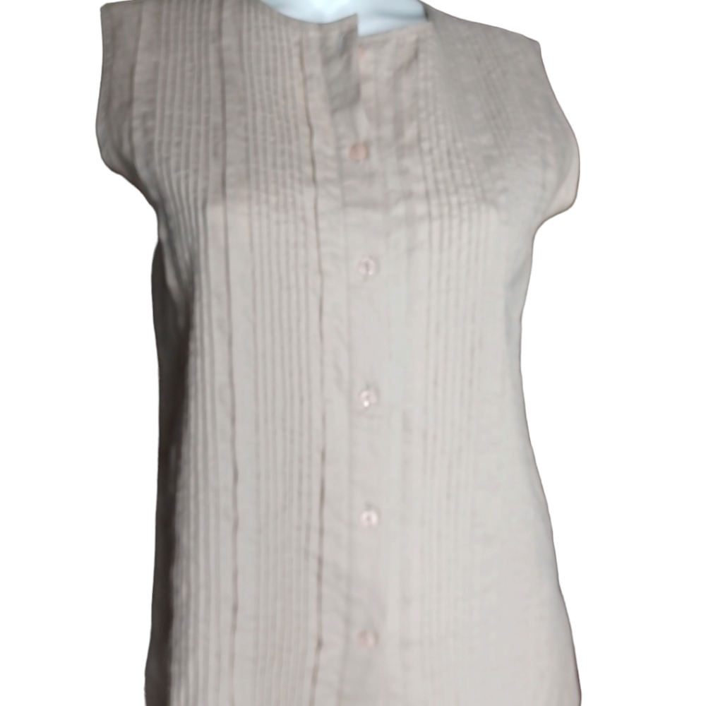 Allison Taylor linen top new M